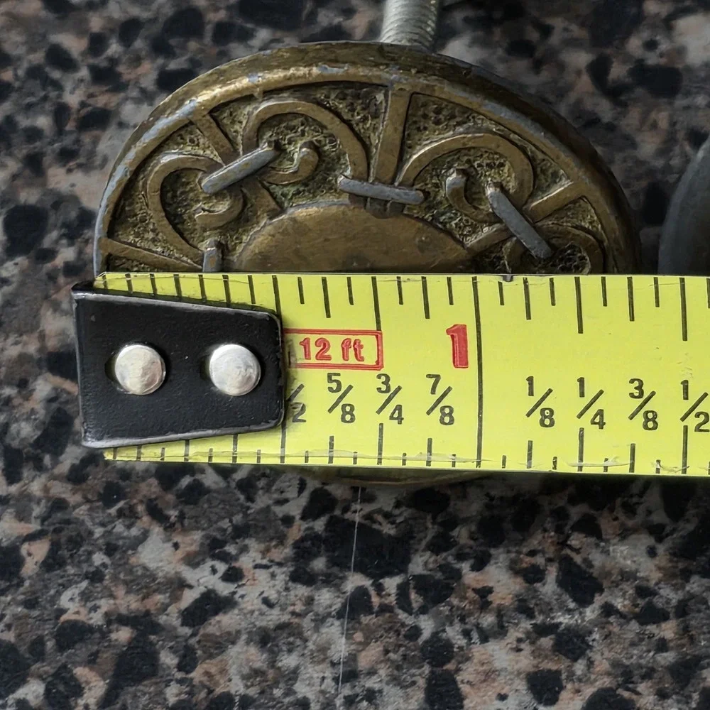Vintage 1960s Amerock Carriage House Cabinet Knobs Lot Of 29 Mixed Finish 1-3/8